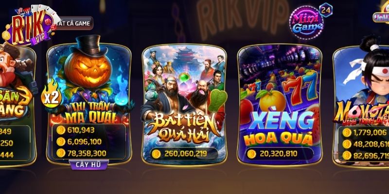 Không gian cổ trang trong game bát tiên quá hải Rikvip