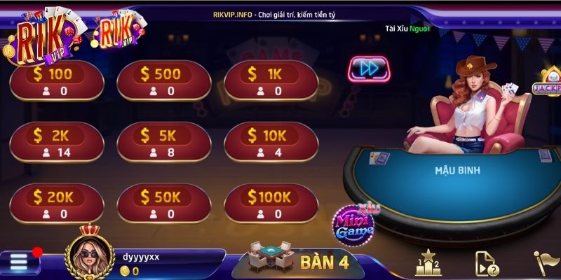 Cách so sánh bộ bài mậu binh Rikvip