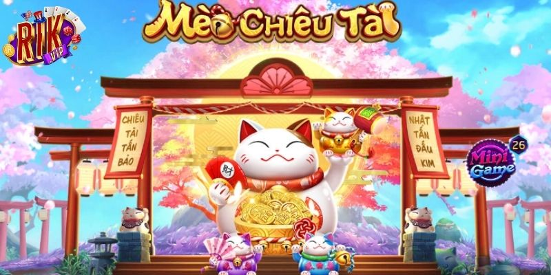 Trải nghiệm vòng quay slot trong game Mèo chiêu tài Rikvip