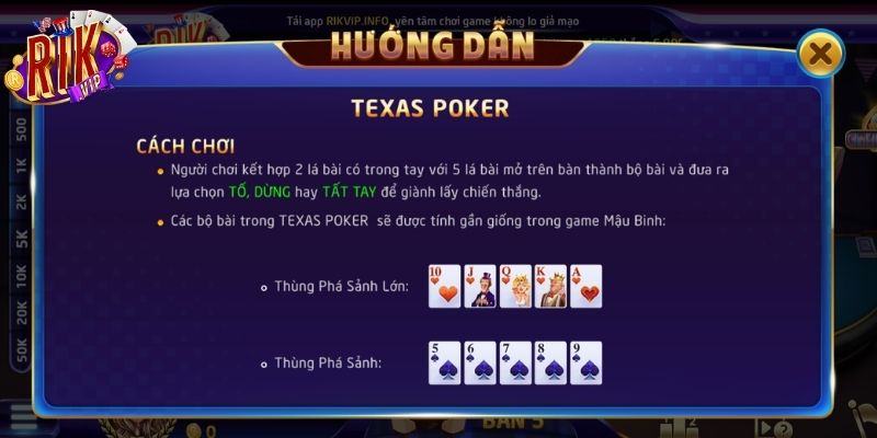 Hiểu các lựa chọn hành động của poker Rikvip
