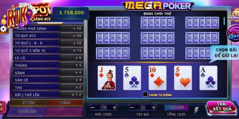 Ưu điểm khi người chơi tham gia vào sảnh poker Rikvip